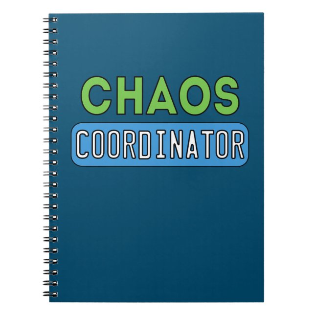 Chaos Coordinator Notebook (Front)