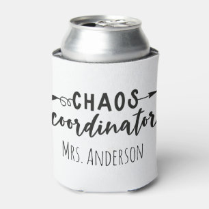 Chaos Coordinator Office Coworker Mom Can Cooler