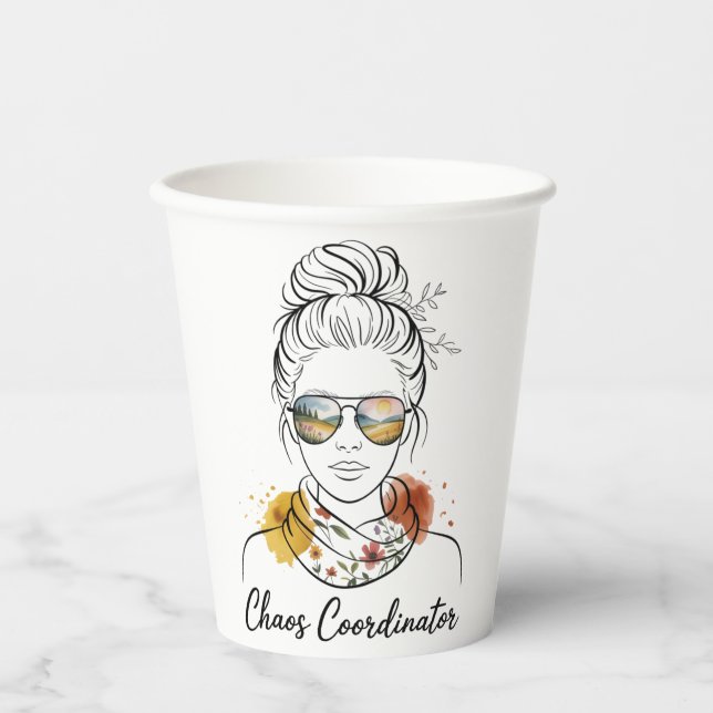 Chaos Coordinator﻿ Paper Cups (Front)