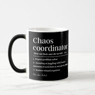 Chaos Coordinator Personalized Funny Definition Magic Mug