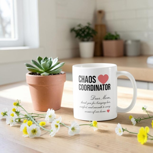 Chaos Coordinator Personalized Unique Gift Coffee Mug (Creator Uploaded)