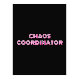 CHAOS COORDINATOR PHOTO PRINT