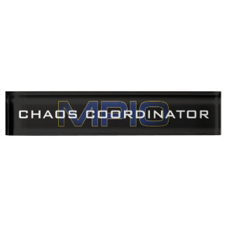 Chaos Coordinator Plate of Names