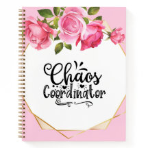 Chaos Coordinator Spiral Notebook