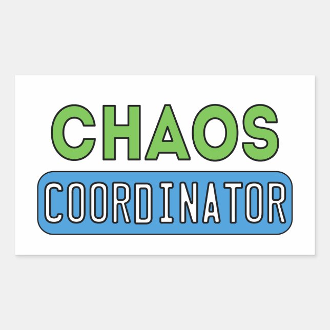Chaos Coordinator Sticker (Front)