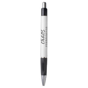 Chaos Coordinator Typographic Text Pen