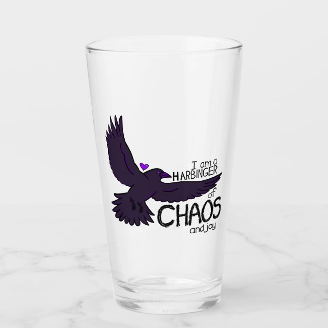 Chaos Crow Tapestry Glass (Front)