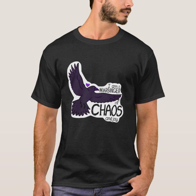 Chaos Crow Tapestry T-Shirt (Front)
