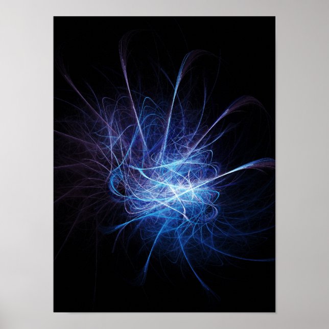 chaos electric spark cluster Poster (Front)