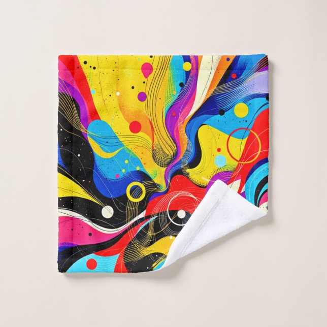 Chaos en Harmonie Art (Gant de toilette)