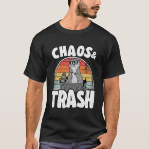 Chaos et déchets Panda Drôle Raccoon Pullover