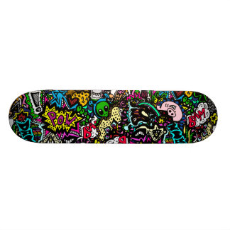 Chaos in color board skateboard