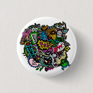 Chaos in color button badge