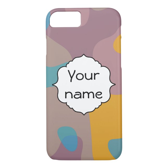 Chaos in retro colours Case-Mate iPhone case (Back)