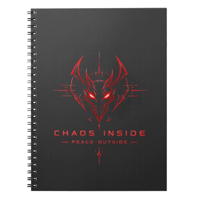 Chaos Inside Demon Notebook (Front)