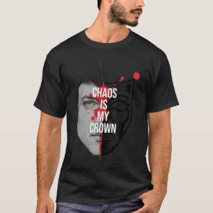 Chaos Is My Crown – Bold Split Face Streetwear Tee