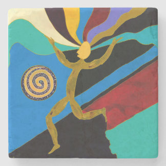 Chaos Man - Marble Stone Coaster