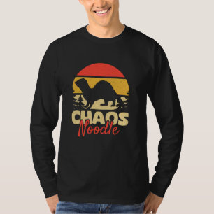 Chaos Noodle Chaotic Ferret Pun Parody - Funny Fer T-Shirt