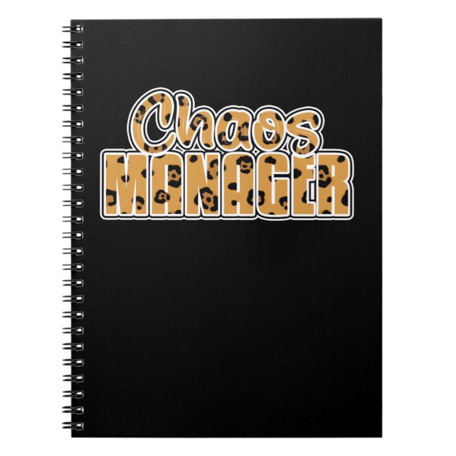Chaos Office Crew Front Office Manager Notebook (Front)
