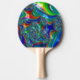 ~CHAOS ~ Original Fractal ~ Ping Pong Paddle