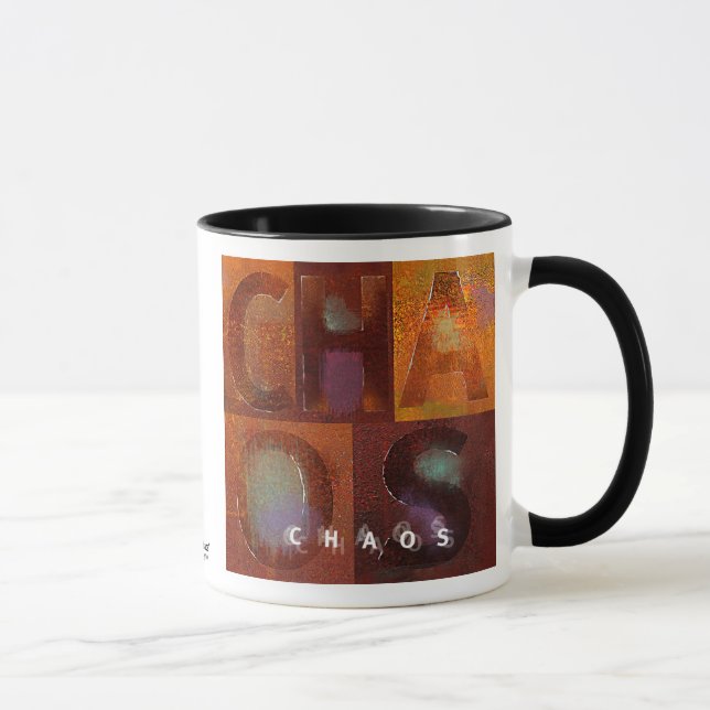 Chaos (“Squares” Design) Mug (Right)