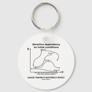 Chaos Theory's Butterfly Effect Keychain
