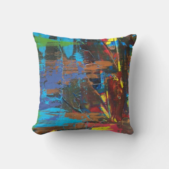 Chaos Throw Pillow (Front)