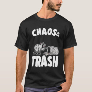 Chaos & Trash Garbage Panda Funny Raccoon Pullover