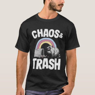 Chaos & Trash Garbage Panda Rainbow Raccoon 4 T-Shirt