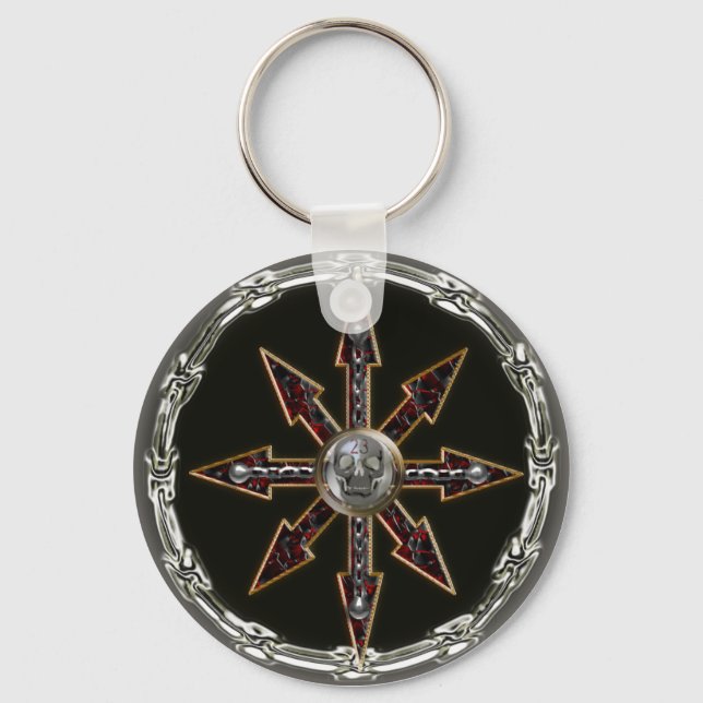 chaos wheel keychain (Front)