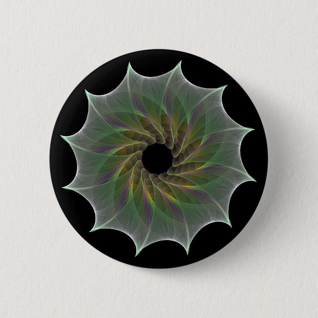 chaotic attraction 2 inch round button (Front)