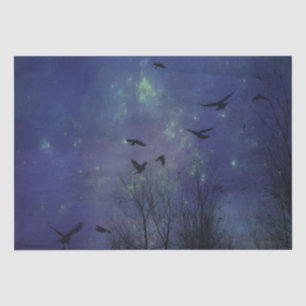 Chaotic Blue Night Tissue Paper