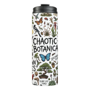 Chaotic Botanica Surreal Ecologies Illustration Pr Thermal Tumbler