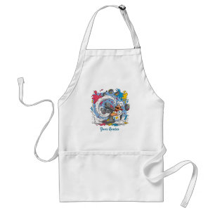 Chaotic Chef With Exploding Mixer Standard Apron