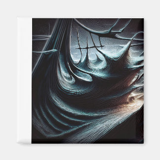 Chaotic Dark Seas Swept By The Storm Winds Magnet
