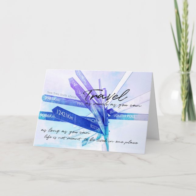 CHAOTIC DIRECTION Greeting Card (Front)