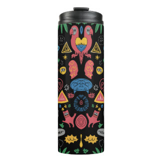 Chaotic Doodle Art Shirt – Fun Abstract Sketch  Thermal Tumbler