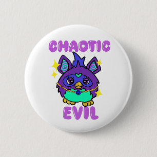 Chaotic Evil Furb 2 Inch Round Button