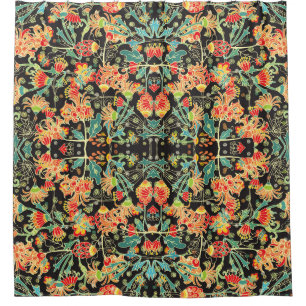 Chaotic floral: vintage abstract pattern.