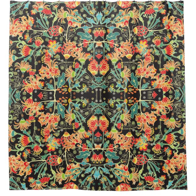 Chaotic floral: vintage abstract pattern. (Front)