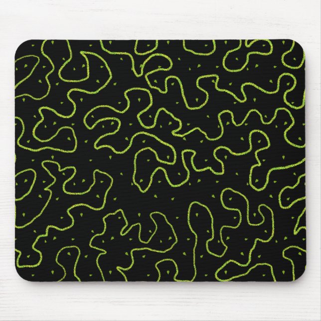 Chaotic lines mouse pad (Front)