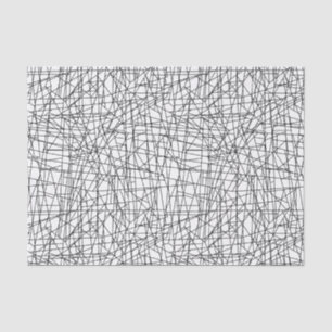 Chaotic lines tissue paper