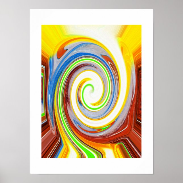 Chaotic nature poster (Front)