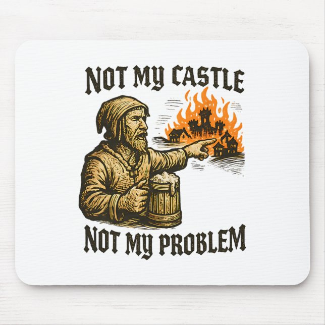 Chaotic Neutral Alignment Funny Roleplaying Charac Mouse Pad (Front)