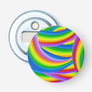 Chaotic Rainbow of Colour Bottle Opener