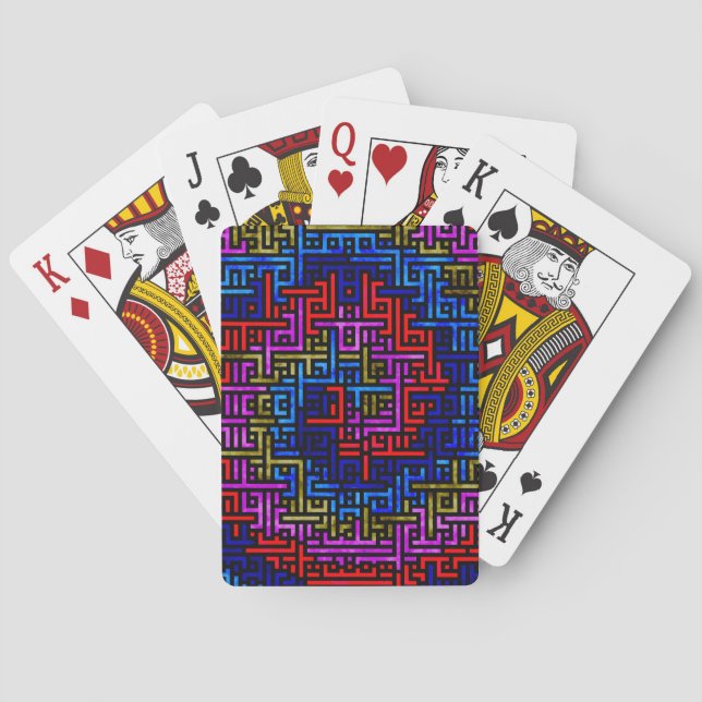 Chaotic Spiral Playing Cards (Back)