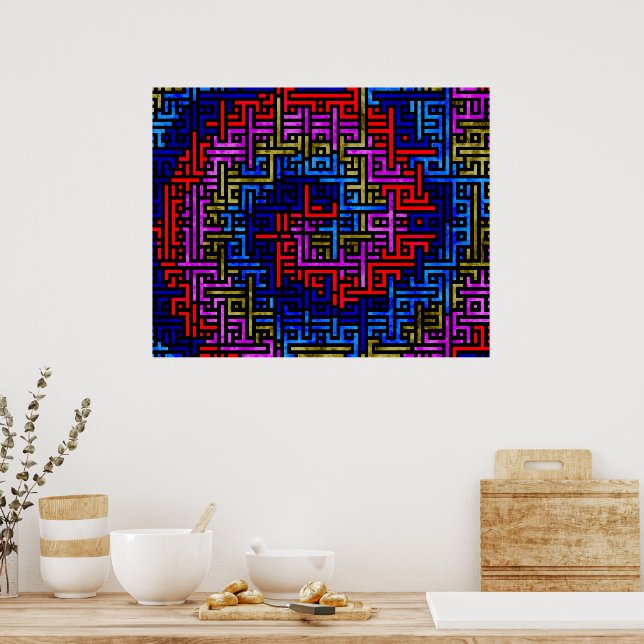 Chaotic Spiral Poster (Kitchen)