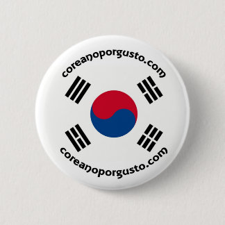 Chapa de Coreano por gusto 2 Inch Round Button