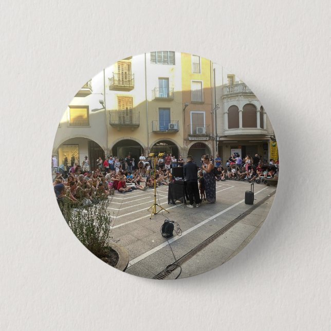 Chapa Mago Asensio 2 Inch Round Button (Front)