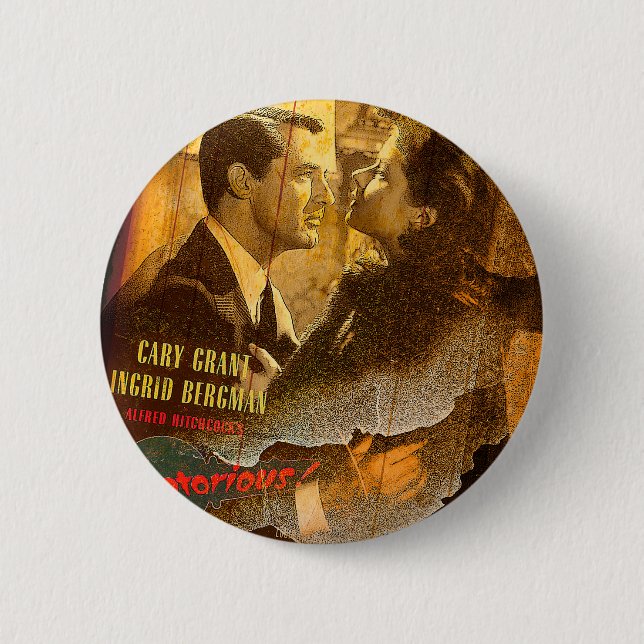 Chapa Redonda De 5 Cm Miss Hubberman is in Trouble 2 Inch Round Button (Front)